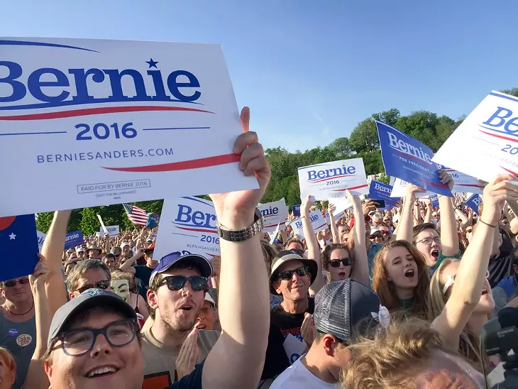 Image: Bernie Sanders' Campaign Kickoff