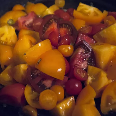 Image: Farmers Market Kitchen: Pasta Pomodoro With Ham
