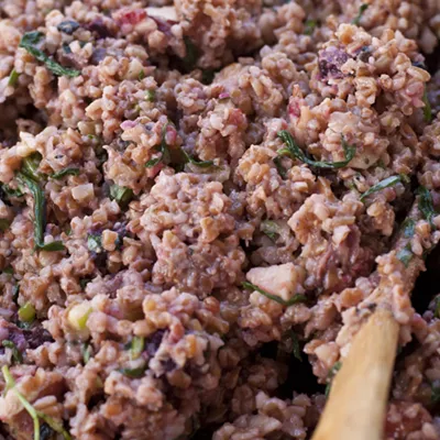 Image: Farmers Market Kitchen: Bulgur With Roots and Greens
