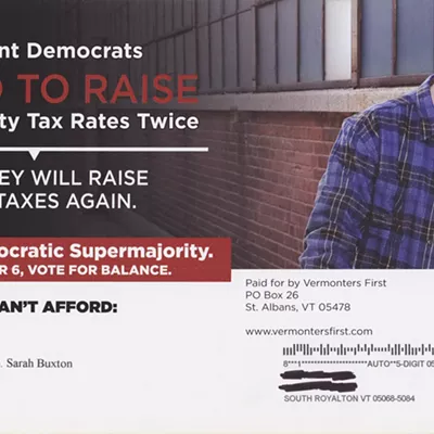 Image: In Latest Mailing, Vermonters First Goes After Democratic and Progressive Legislators