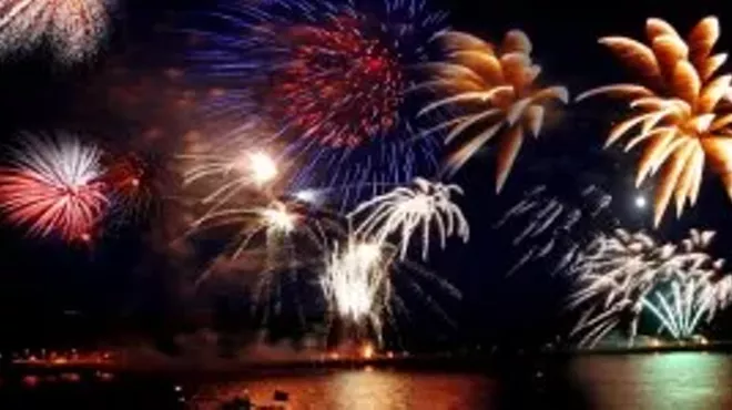 Image: Lyndon State College Homecoming Fireworks