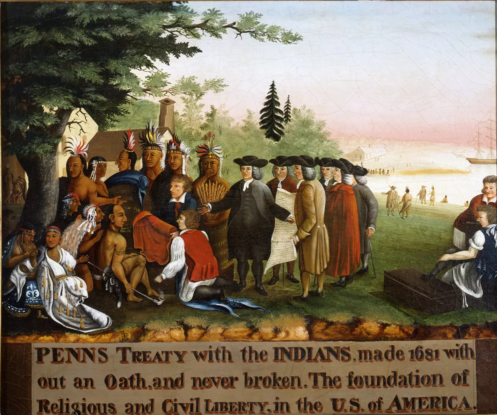 "Penn's Treaty With the Indians" by Edward Hicks