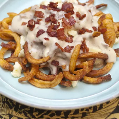 Image: Farmers Market Kitchen: Naughty Bacon Poutine