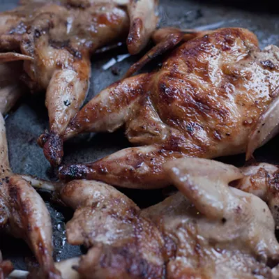 Image: Farmers Market Kitchen: Porter-Marinated Quail