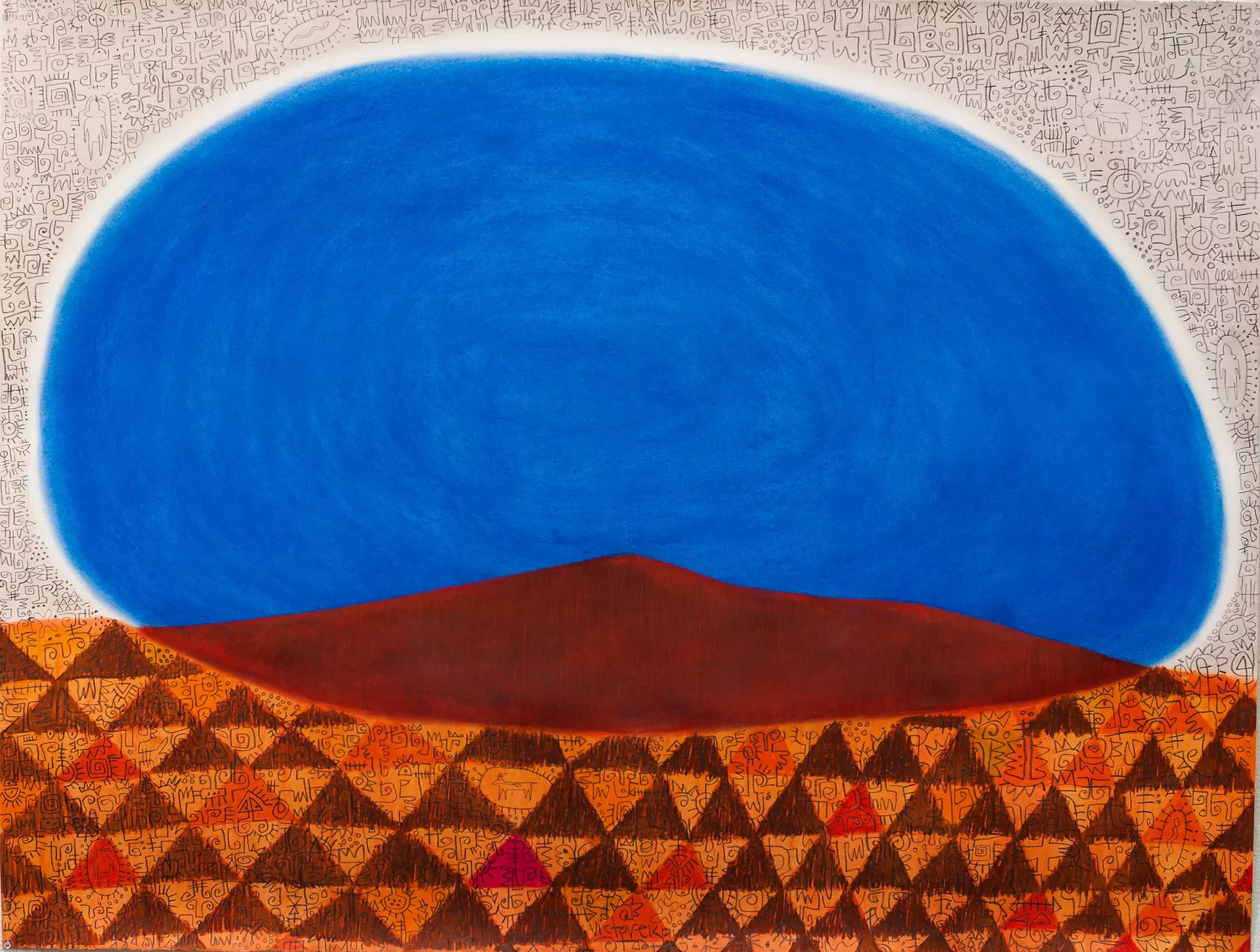 "Sante Fe" by Victor Ekpuk