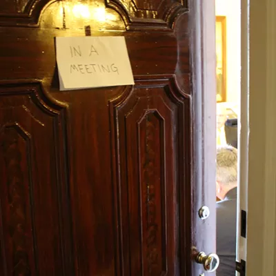 Image: Montpeculiar: Closed Doors in the People's House