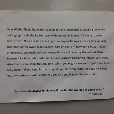 Image: In Vermont, Even Righteous Anger Is Friendly