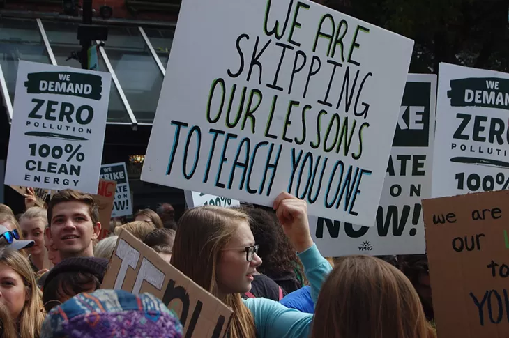 Image: Climate Protests in Vermont