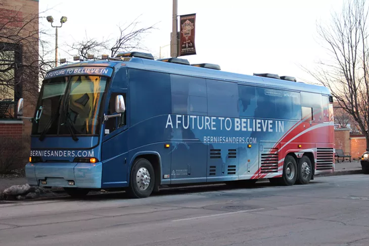 Image: Bernie Sanders on the Iowa Campaign Trail