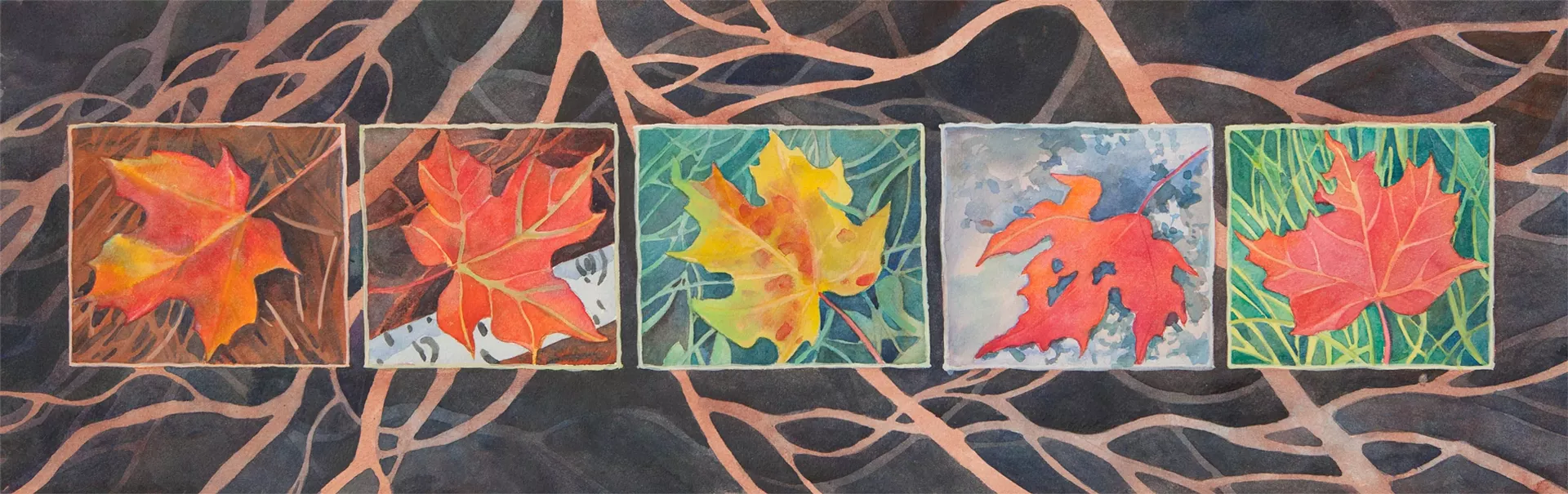 "First Leaf Fallen" by Catherine Hartung