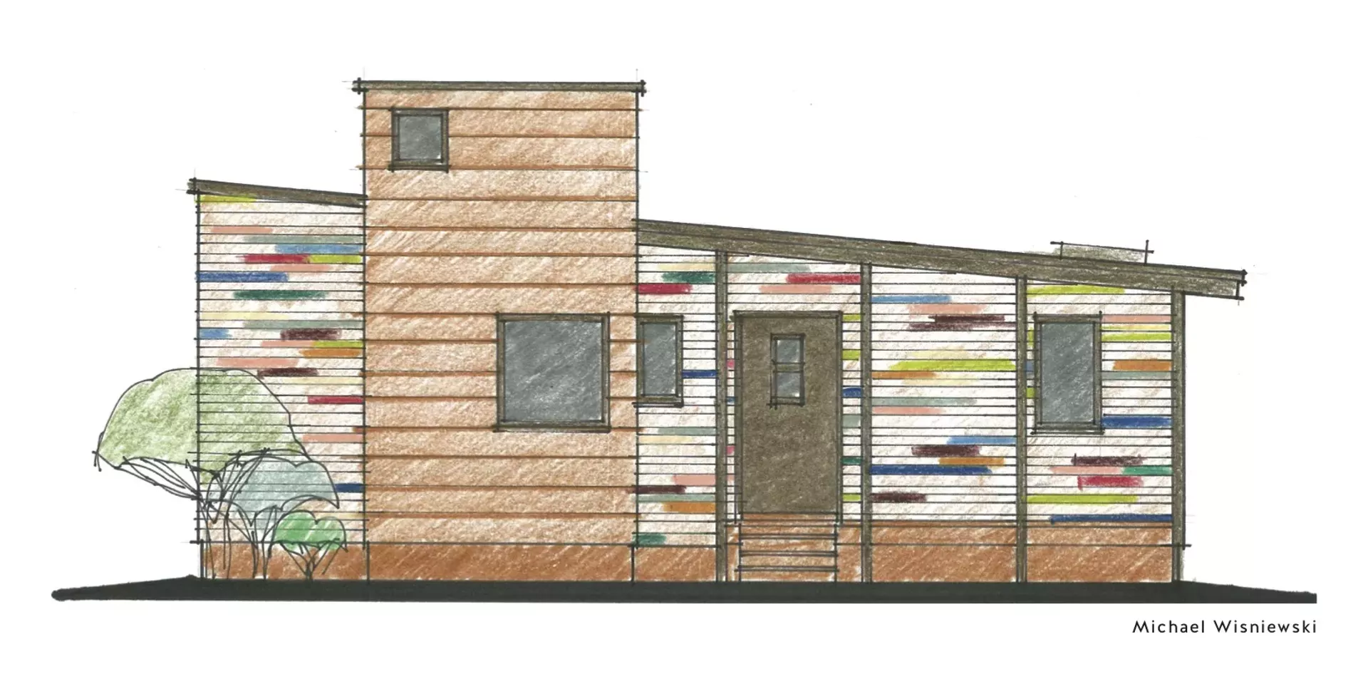 An architectural home design by Michael Wisniewski