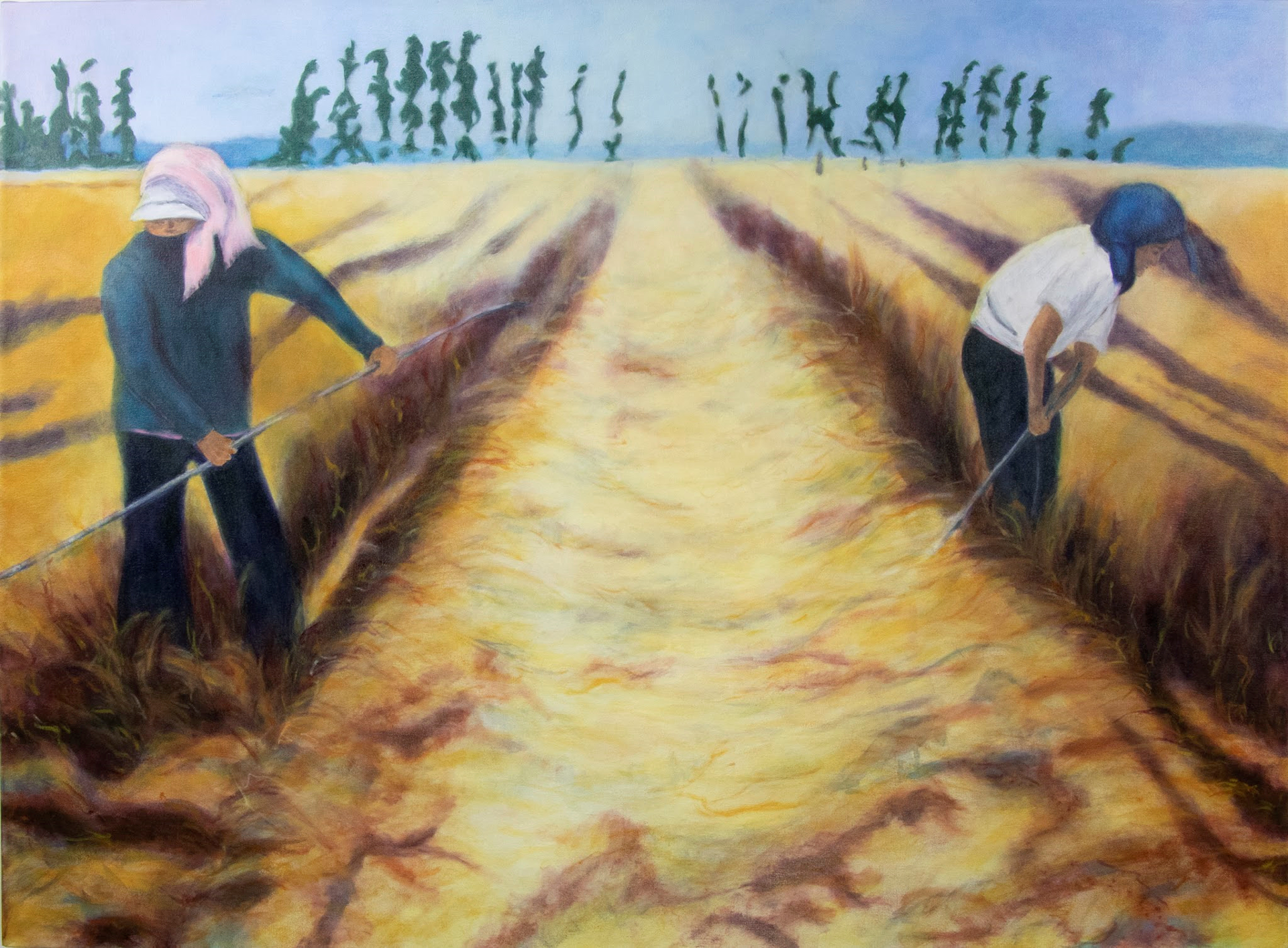 &ldquo;Wheat Rowers&rdquo; by Kathie Lovett