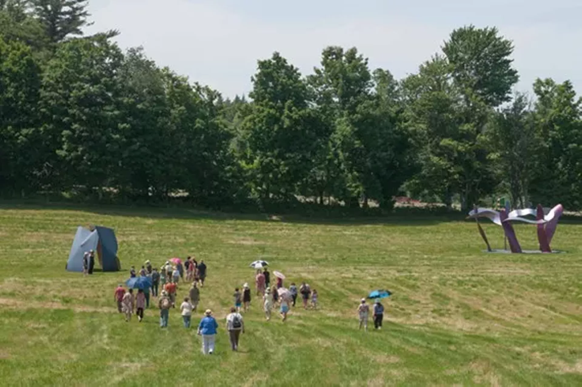 David Stromeyer's sculptures at Cold Hollow Sculpture Park