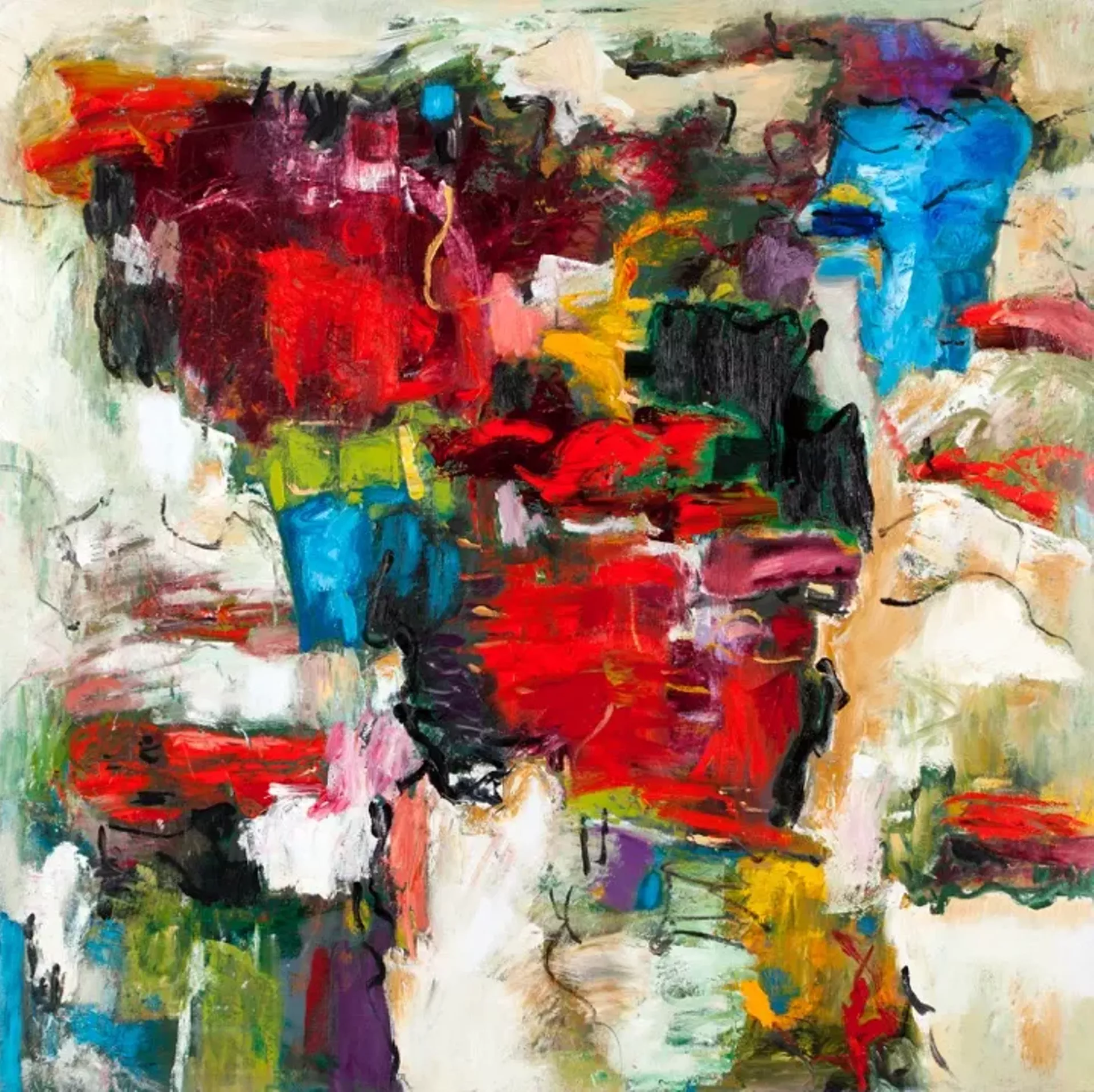 Painting by Harriet Wood