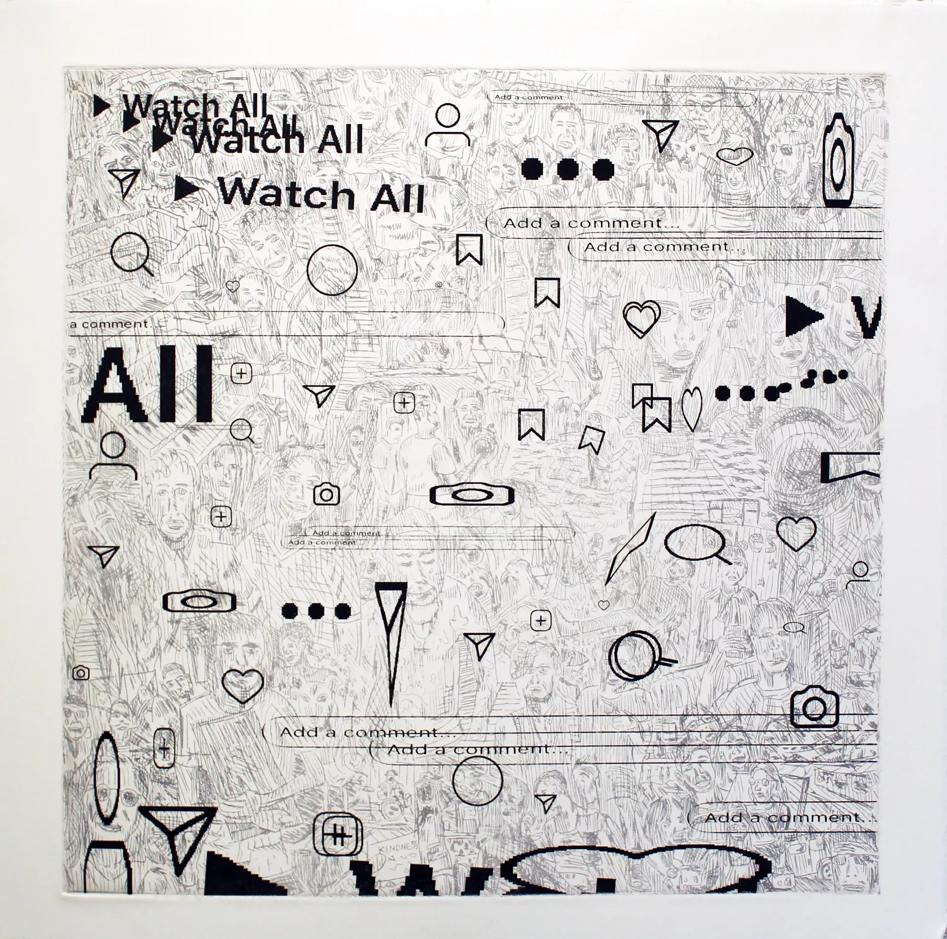 Intaglio print by Noah Sauer