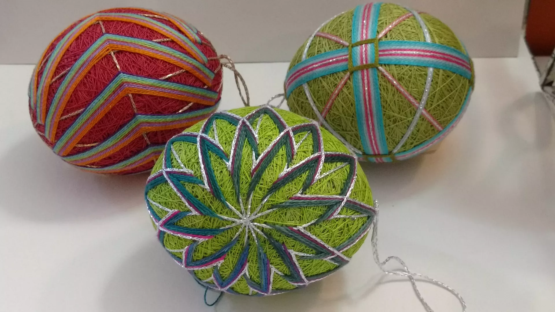 Temari balls by India Tresselt