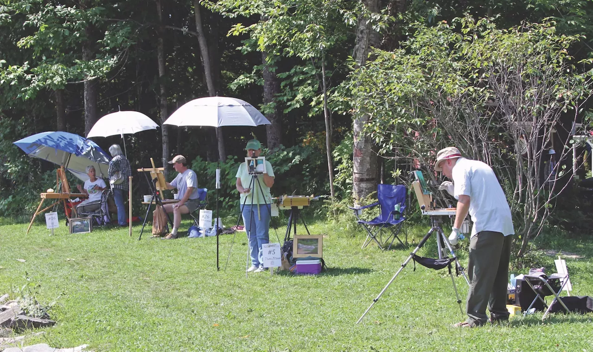 Plein air paint day