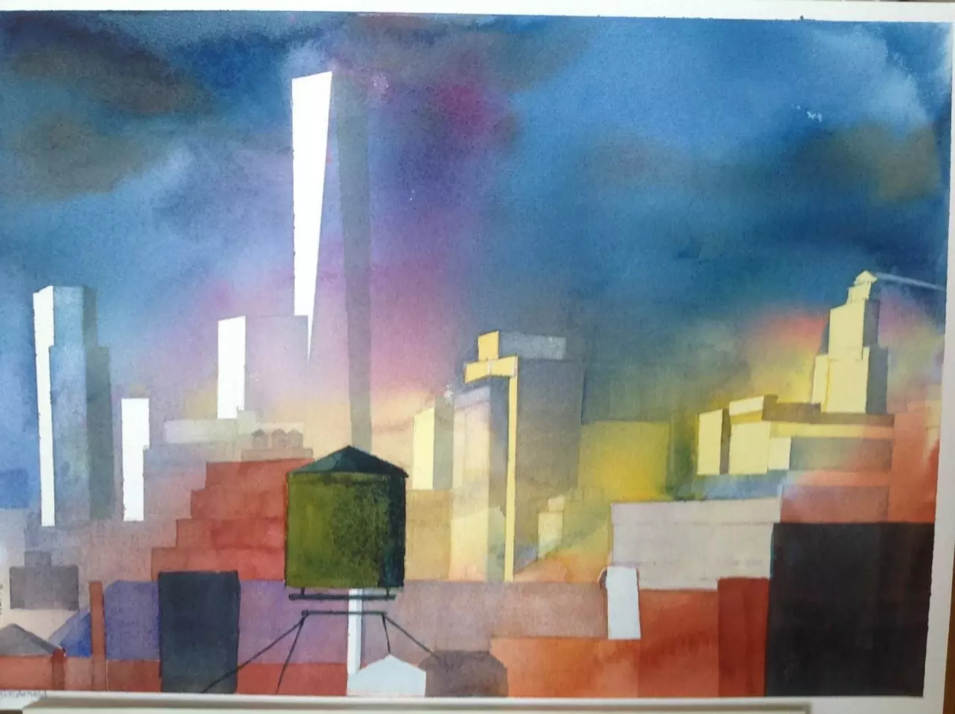 Untitled watercolor by Henry Arnold