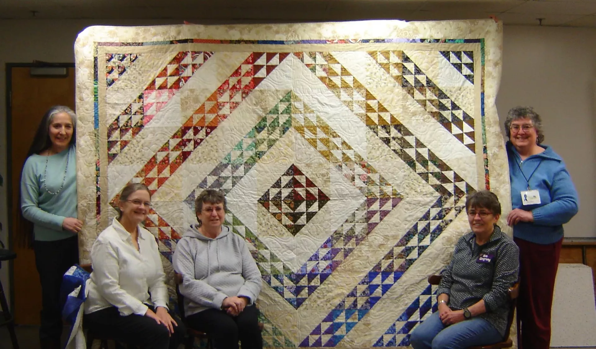 Raffle quilt, "In Flight"