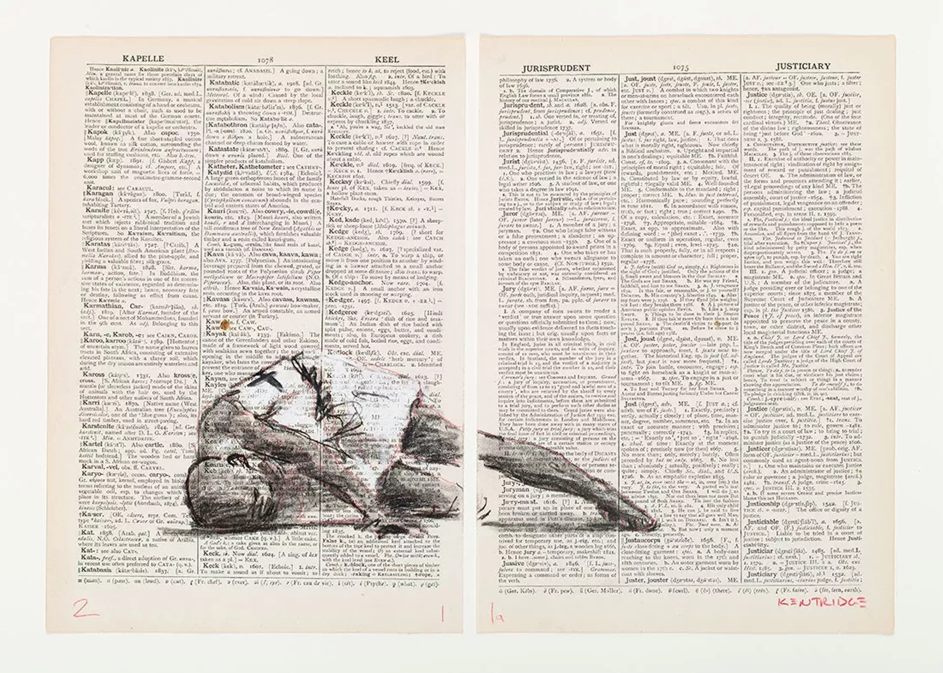 Still from "Second-hand Reading" by William Kentridge