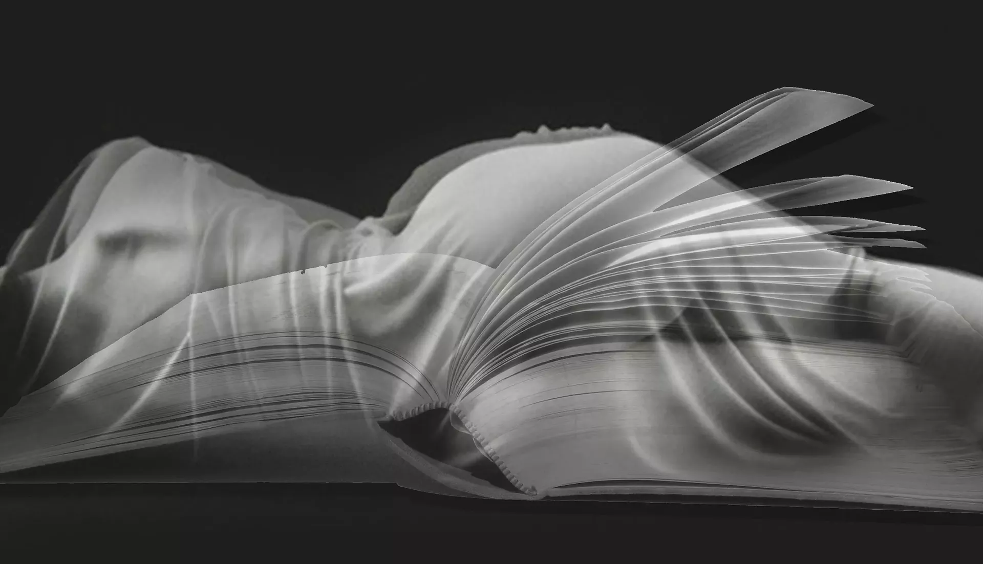 Detail of "BOOKBODY" exhibition poster