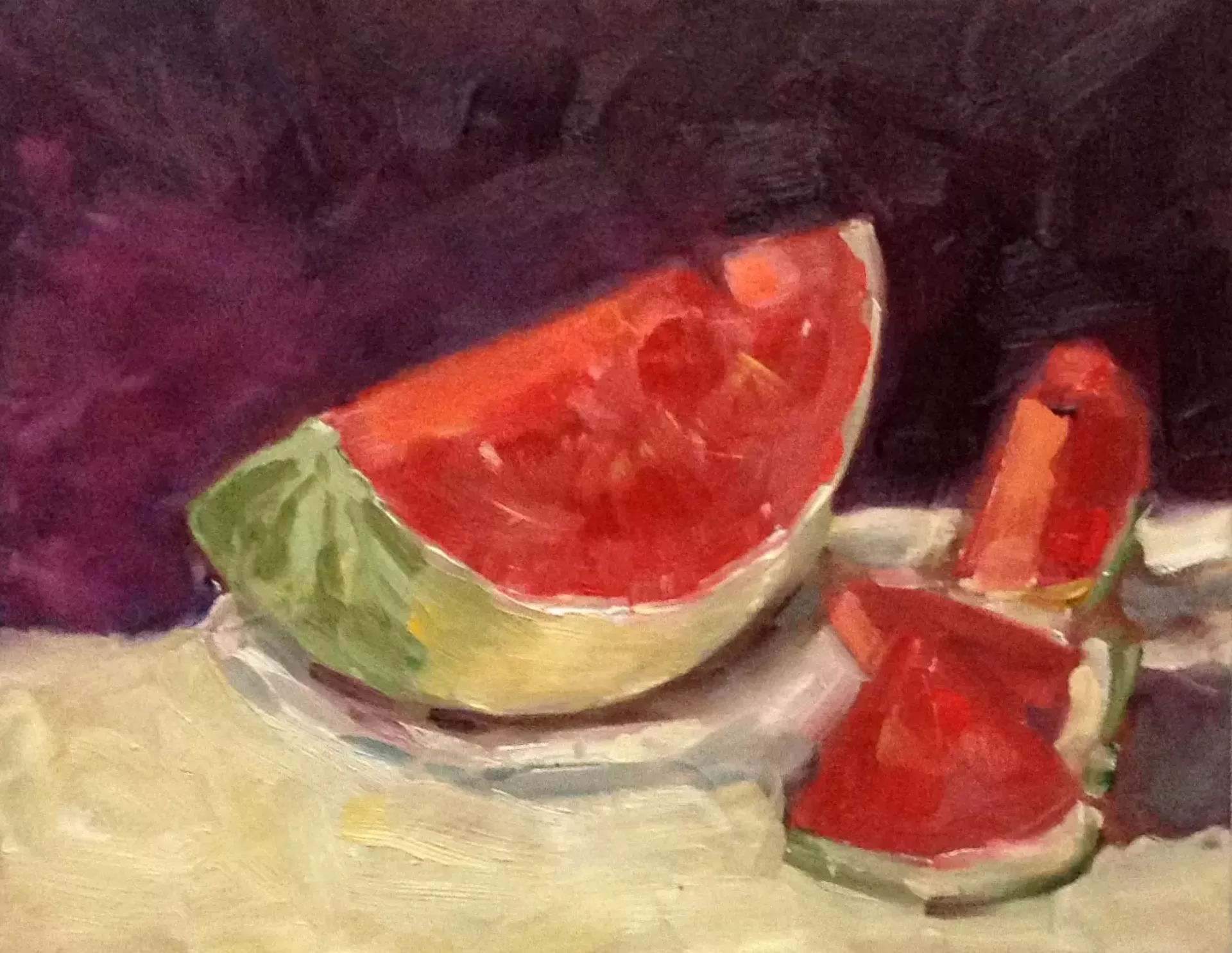 "for the love of," painting by Dian Parker