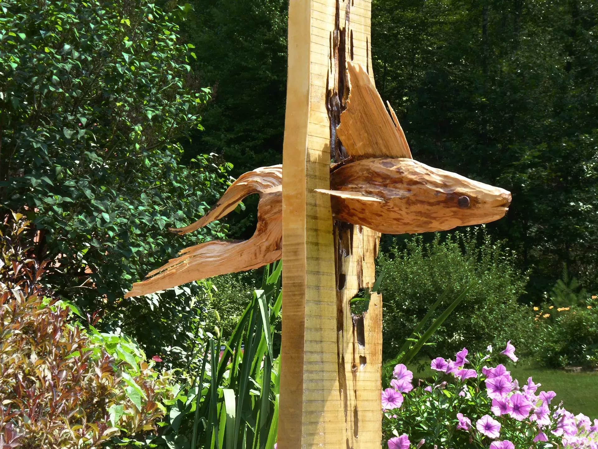 Fish sculpture by David Stern