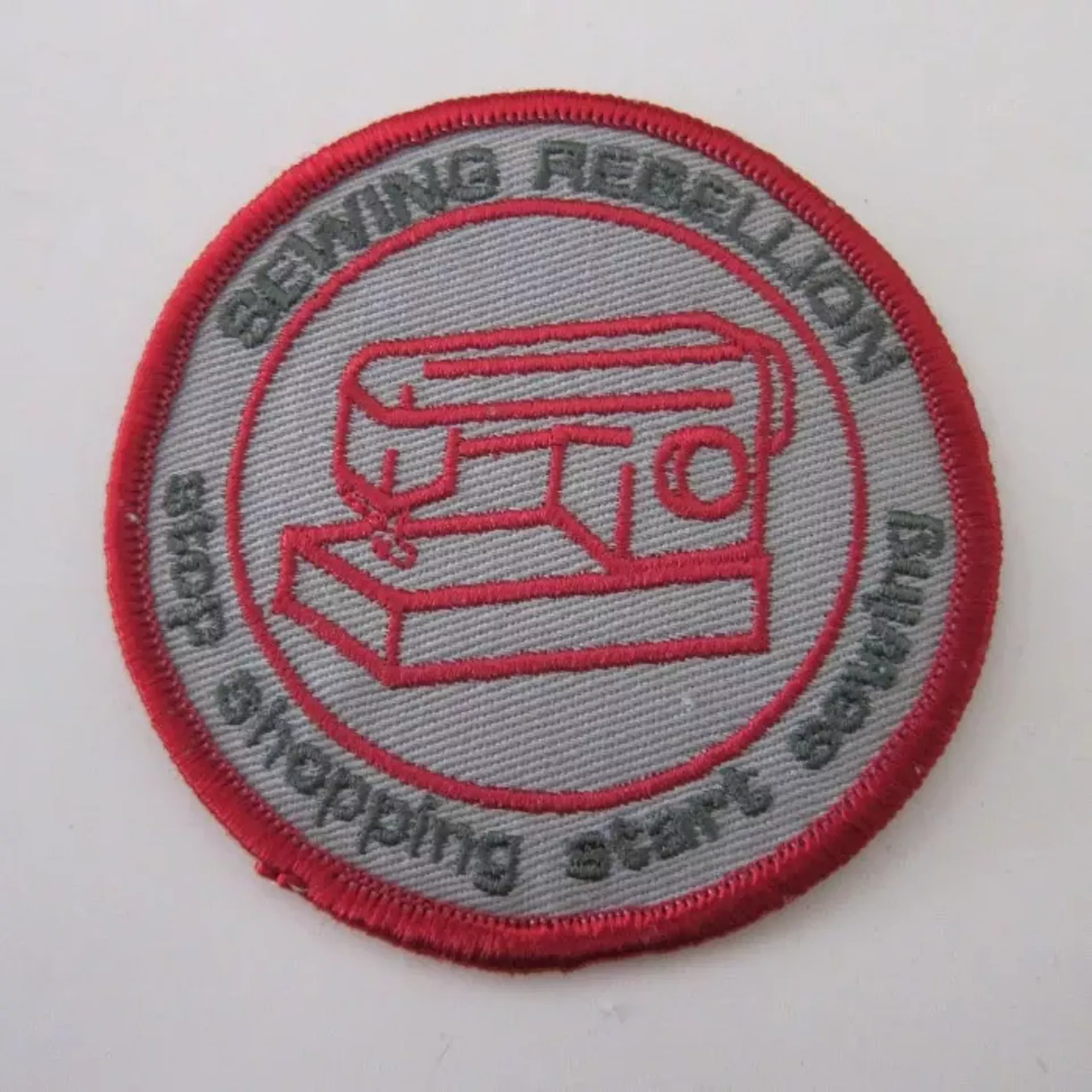 "Sewing Rebellion" patch by Frau Fiber
