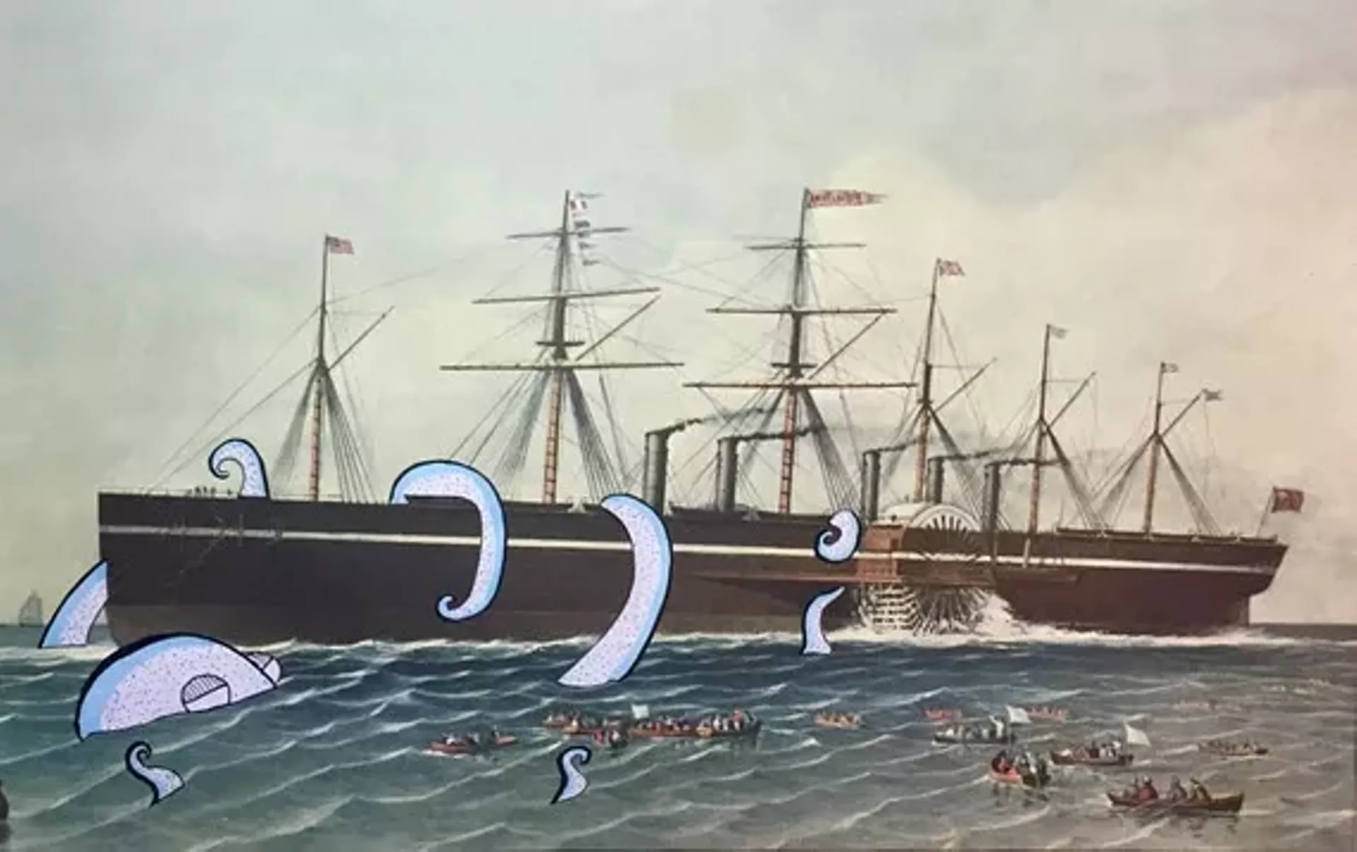 "The Steamship Great Eastern" by Grace Tomczak