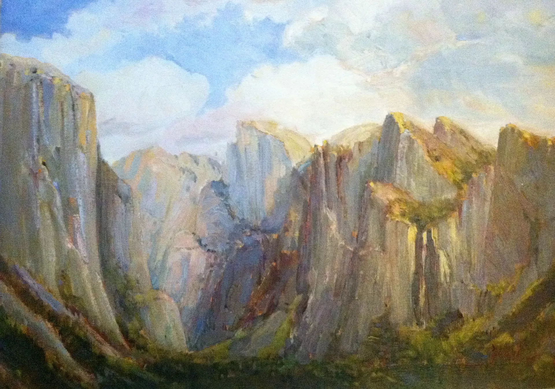 "Yosemite," oil painting by Joan Hoffman