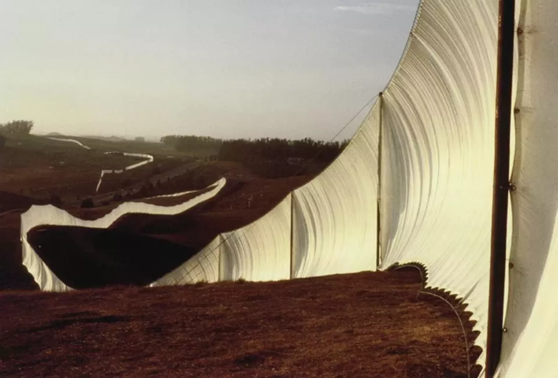 "Running Fence, Sonoma and Marin Counties, California" by Christo and Jeanne-Claude