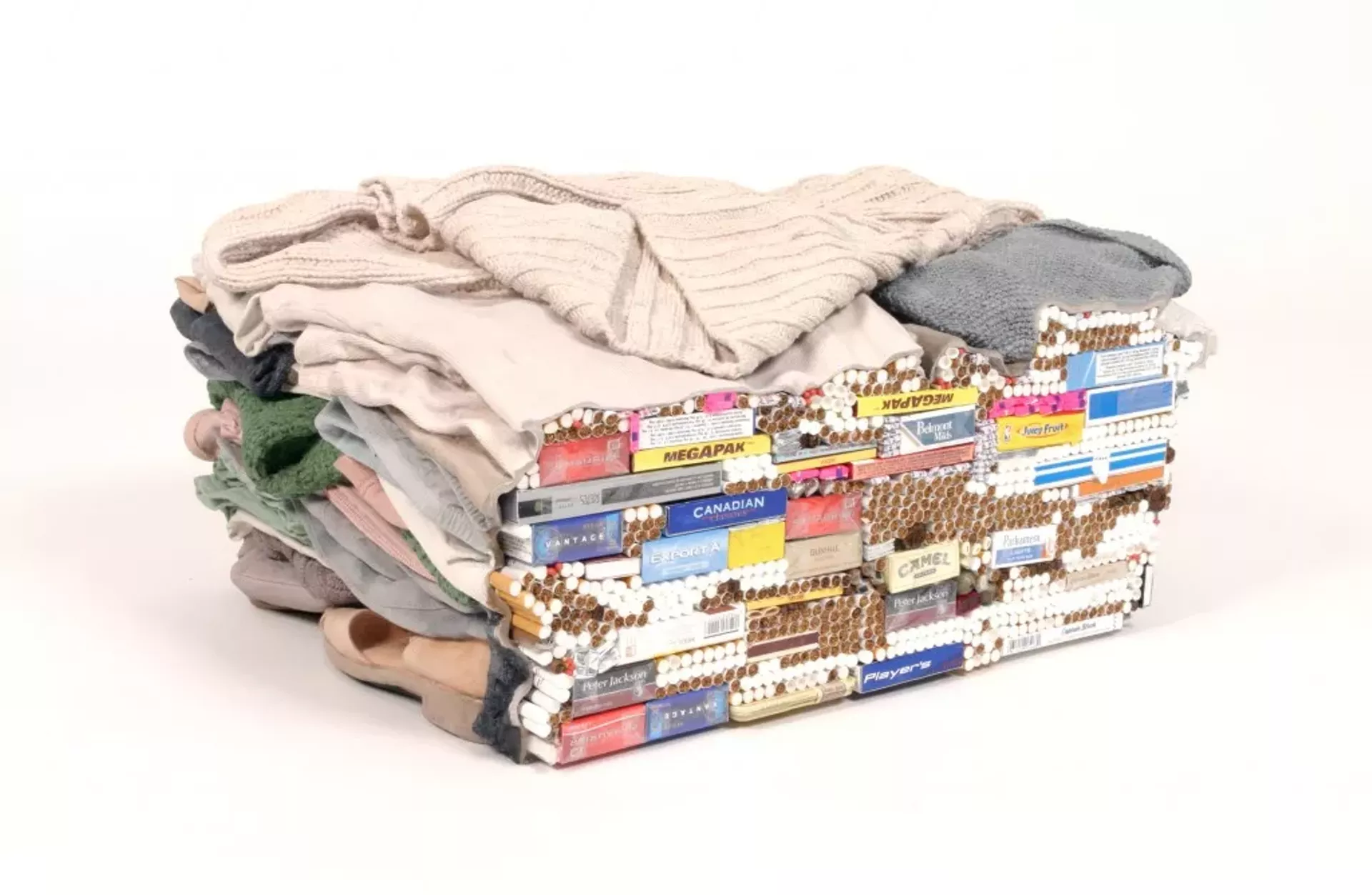 "Carton II," sculpture by Liz Magor