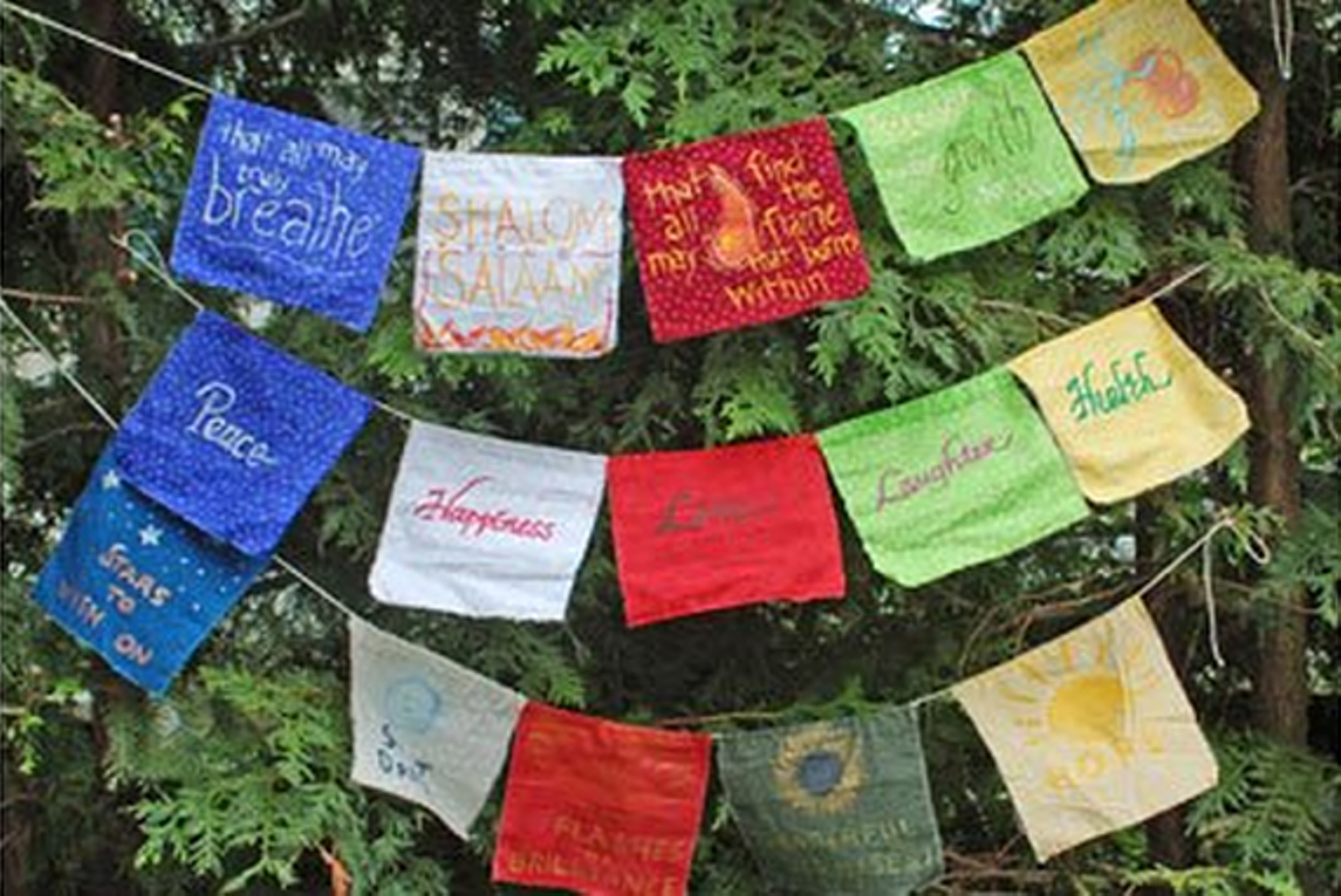 Sample flags for display