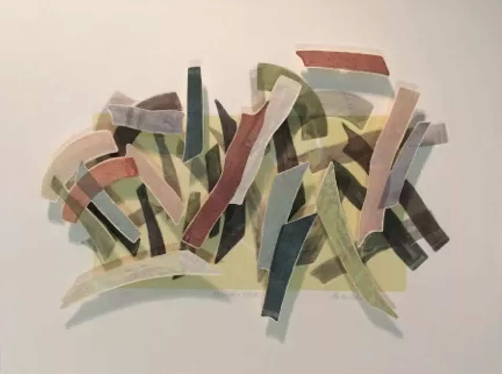 "Windy Trees," print by Sue Schiller
