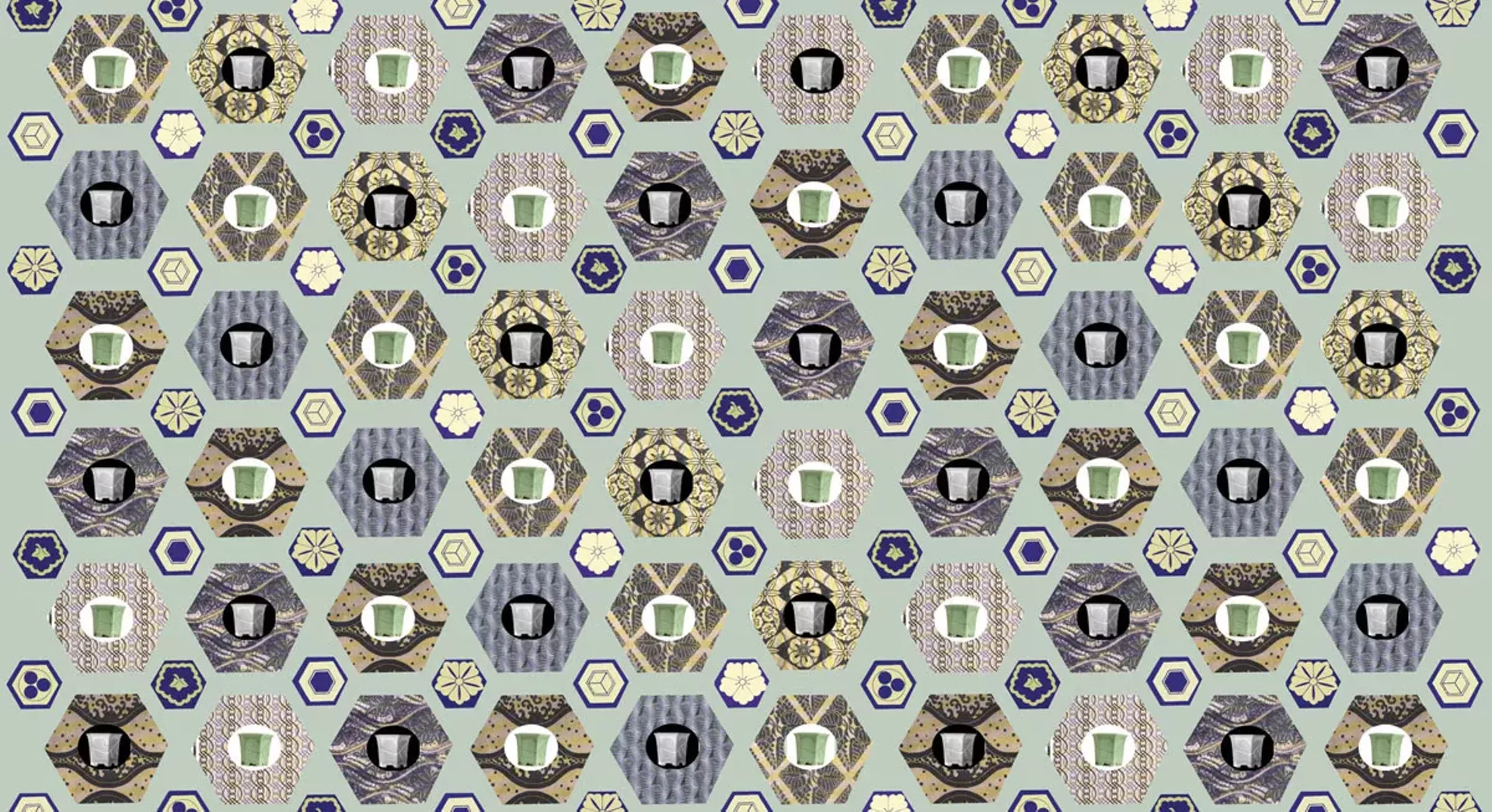 Detail of multimedia installation by Barbara Bloom