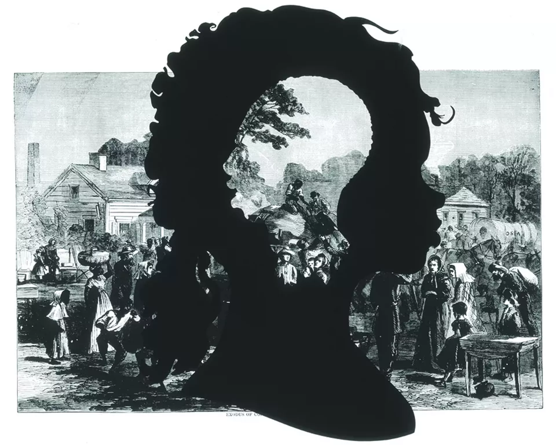 "Exodus of Confederates from Atlanta, from Harper&rsquo;s Pictorial History of the Civil War" by Kara Elizabeth Walker