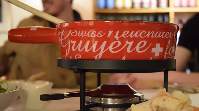 Image: Cheese Fondue Dinner