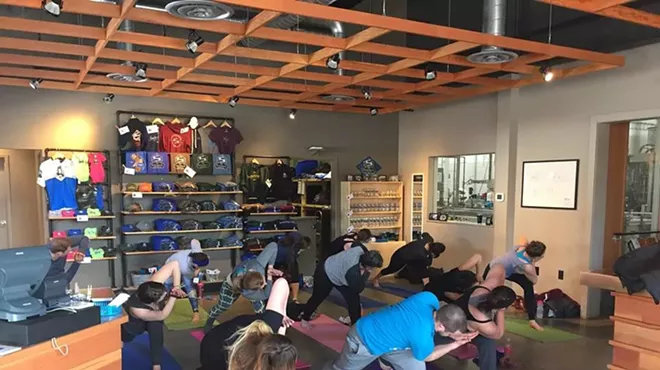Image: Stretch & Sip Yoga