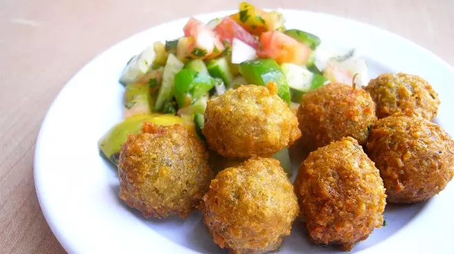 Image: A Mosaic of Flavor: Three Dishes From Iraq &ndash; Maqluba, Kubba & Falafel