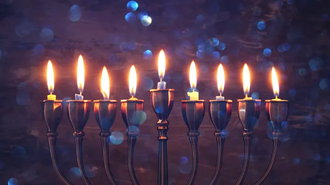 Image: Public Menorah Lighting