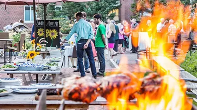 Image: Dinner at the Asado