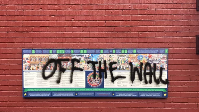 Image: Burlington Activist Takes Aim at 'White Supremacist' Mural