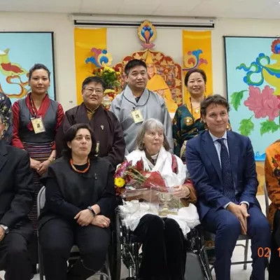 Image: Tibetans Honor Longtime Activist at New Year Festivities