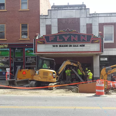 Image: Flynn Center Races to Complete Repair Work After Flooding