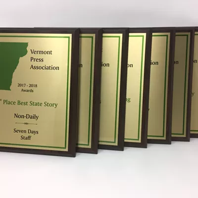 Image: Seven Days Wins 18 Awards in Vermont Press Association Contest