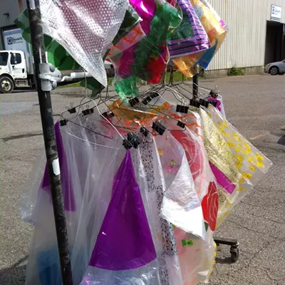 Image: Artist Crosses Pine, Makes a South End Statement