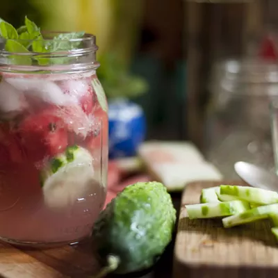Image: Farmers Market Kitchen: Gin Melon Cooler