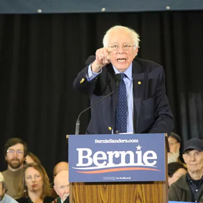 Image: Sanders' Senate Attendance Dwindles as Campaign Heats Up
