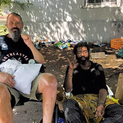 Image: Burlington Warns Campers to Stay Away From Site at City Hall