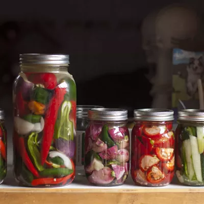 Image: Farmers Market Kitchen: Brined Peppers
